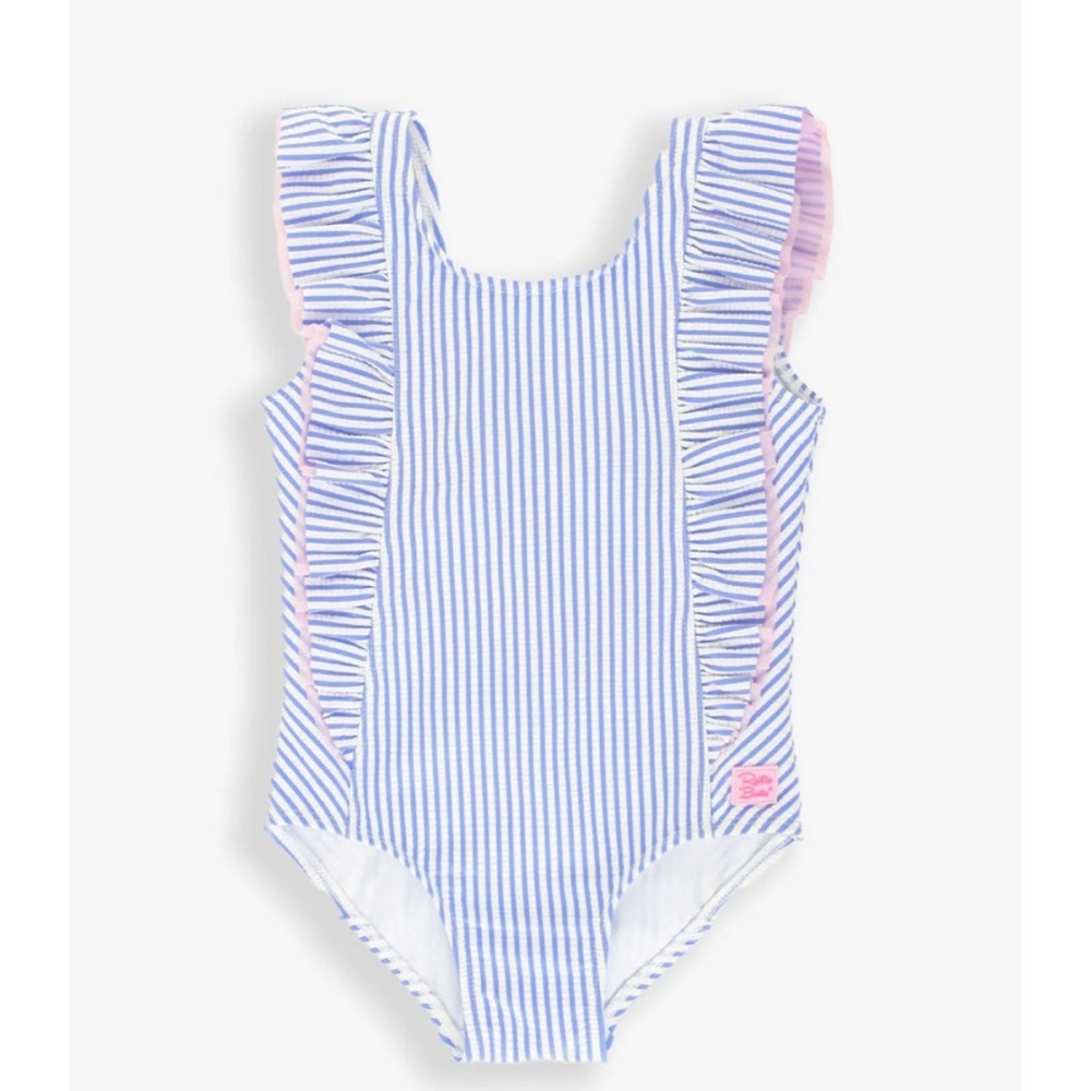 Ruffle Butts Seersucker Bathing suit